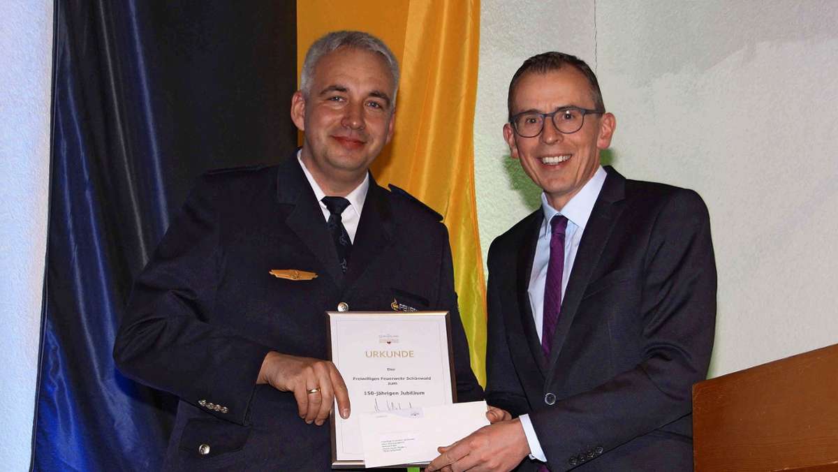 Feuerwehr in Schönwald: Zum 150. Geburtstag gibt’s ein großes  Festbankett