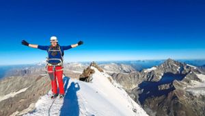 Lokaler Bergsteiger erklimmt Matterhorn