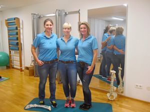 Das Team der Physio-Praxis Pastari (von links): Veronika Wassermann, Nicole Pastari und Tina Neidhart. Foto: Pastari Foto: Schwarzwälder Bote