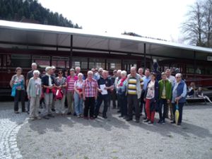 Der Heimat- und Wanderverein Brittheim hat   Schiltach besucht. Foto: May Foto: Schwarzwälder Bote