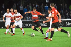 Erneut einen Punkt holte die TSG Balingen im Gastspiel am Freitagabend beim VfB Stuttgart II.  Foto: Eibner