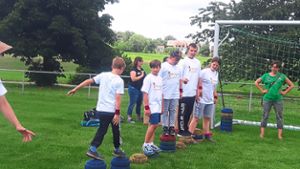Ein sportlicher Höhepunkt für die Kinder aus Rosenfeld  ist der Aktionstag zum Kindersportabzeichen gewesen. Fotos: May Foto: Schwarzwälder Bote