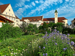 Ein Ort zum Verweilen: der Klostergarten in Gengenbach. Foto: Rubner