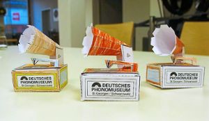 Ein Papiergrammophon können die jungen Museumsbesucher am 5. September basteln. Foto: Deutsches Phonomuseum Foto: Schwarzwälder Bote