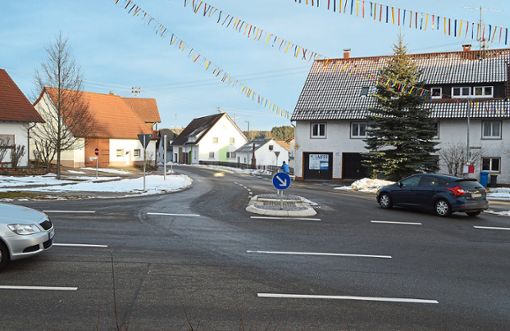 Die Kreuzung in der Ortsmitte war eine der großen Baumaßnahmen, deren Abrechnung nun endlich vorliegt. Foto: Herzog Foto: Schwarzwälder Bote