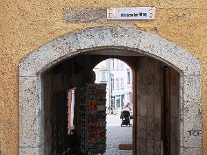 Die Otto-Burger-Passage ist zunächst zum Elser-, dann zum Nietzsche-Weg umbenannt worden. Foto: Nädele