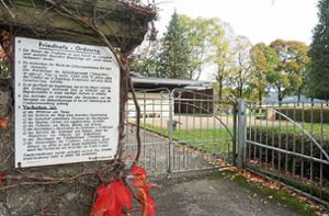 Baumurnengräber und einen Platz für die Aufstellung alter Grabsteine soll es bald auf dem Friedhof geben. Der Gemeinderat hat die Satzung geändert. Foto: Schweizer