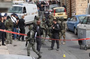 Erneut soll es in Jerusalem einen Anschlag gegeben haben auf zwei Männer. Foto: AFP/AHMAD GHARABLI
