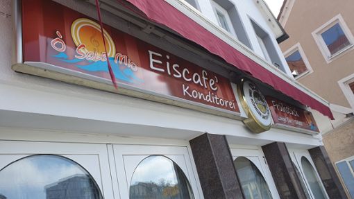 Das Eiscafé  „Ò Sole Mio“ in Hechingen öffnet nicht mehr. Foto: Roth