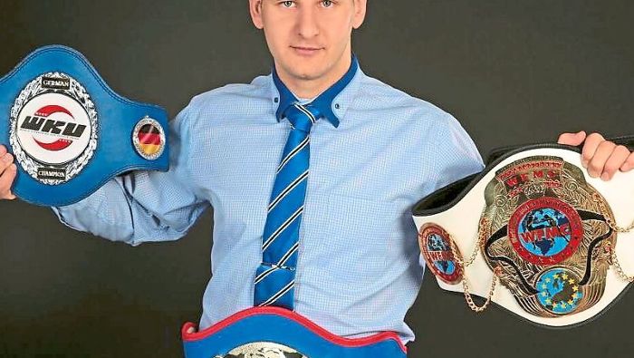 Kickboxer Vadim Feger ausgebremst