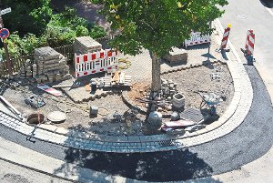 Der zweite Abschnitt der Sanierung der Granitrinnen im Baiersbronner Oberdorf wurde abgeschlossen. Foto: Braun