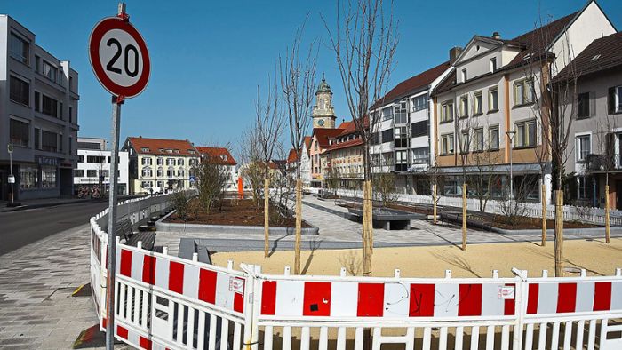 Hechinger Obertorplatz-Umbau auf der Zielgeraden