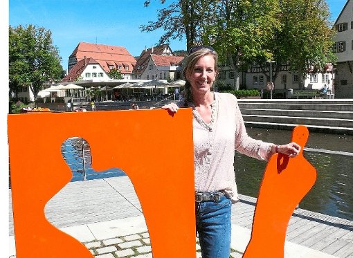 Andrea Nisch verbringt ihre Mittagspause gerne im Stadtpark Kleb oder auf dem Schloßberg. Foto: Buckenmaier Foto: Schwarzwälder-Bote
