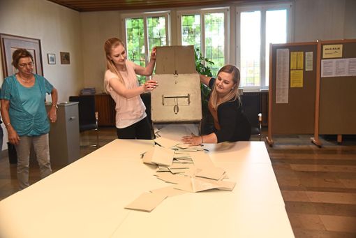 Mehr als 67 Prozent der Wahlberechtigten stimmen in Fluorn-Winzeln über den Gemeinderat ab.  Foto: Schnekenburger