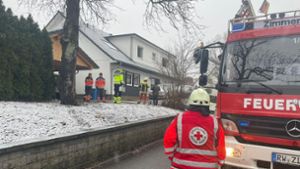 In einem Wohnhaus in der Hansjakobstraße in Zimmern ist am Sonntagvormittag ein Brand ausgebrochen. Verletzt wird dabei glücklicherweise niemand. Foto: Haberer