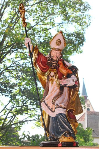 Die Figur des Heiligen Valentin wird am Sonntag gesegnet. Foto: Schäfer Foto: Schwarzwälder Bote