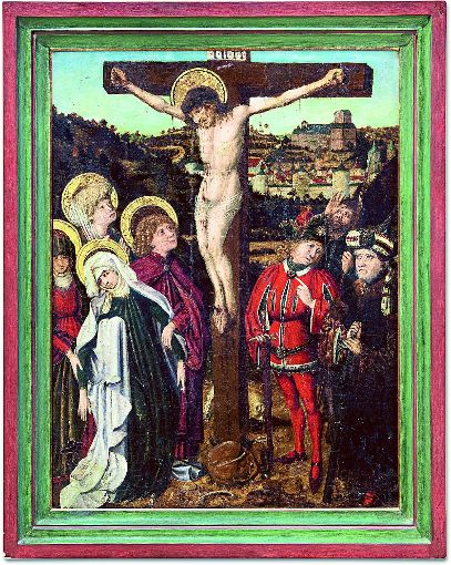 Beeinflusst von niederländischen Vorbildern ist dieses Gemälde der Kreuzigungsszene. Foto: Baum Foto: Schwarzwälder-Bote