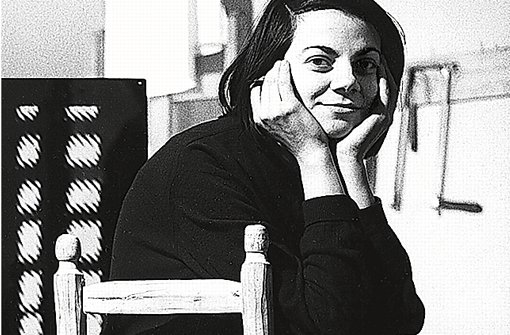 Die Mailänder Künstlerin Grazia Varisco in ihrem Atelier, 1961/1962. Foto: Museum Ritter