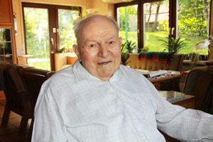 Johannes Alber feiert am Sonntag seinen 95. Geburtstag. Foto: Schwarzwälder Bote