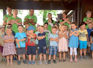 40 Jahre Kindergarten Breite wurden am Wochenende in Unterjettingen gefeiert.   Foto: Priestersbach Foto: Schwarzwälder Bote