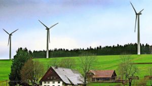 Auch nahe Brittheim könnte  in einigen Jahren eine Windkraftanlage errichtet werden. Foto: dpa/Rolf Haid