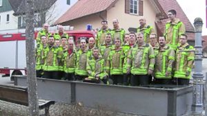 Auch die Ebershardter Feuerwehr machte bei der Kaltwasser-Grillaktion mit. Foto: Wehr Foto: Schwarzwälder Bote