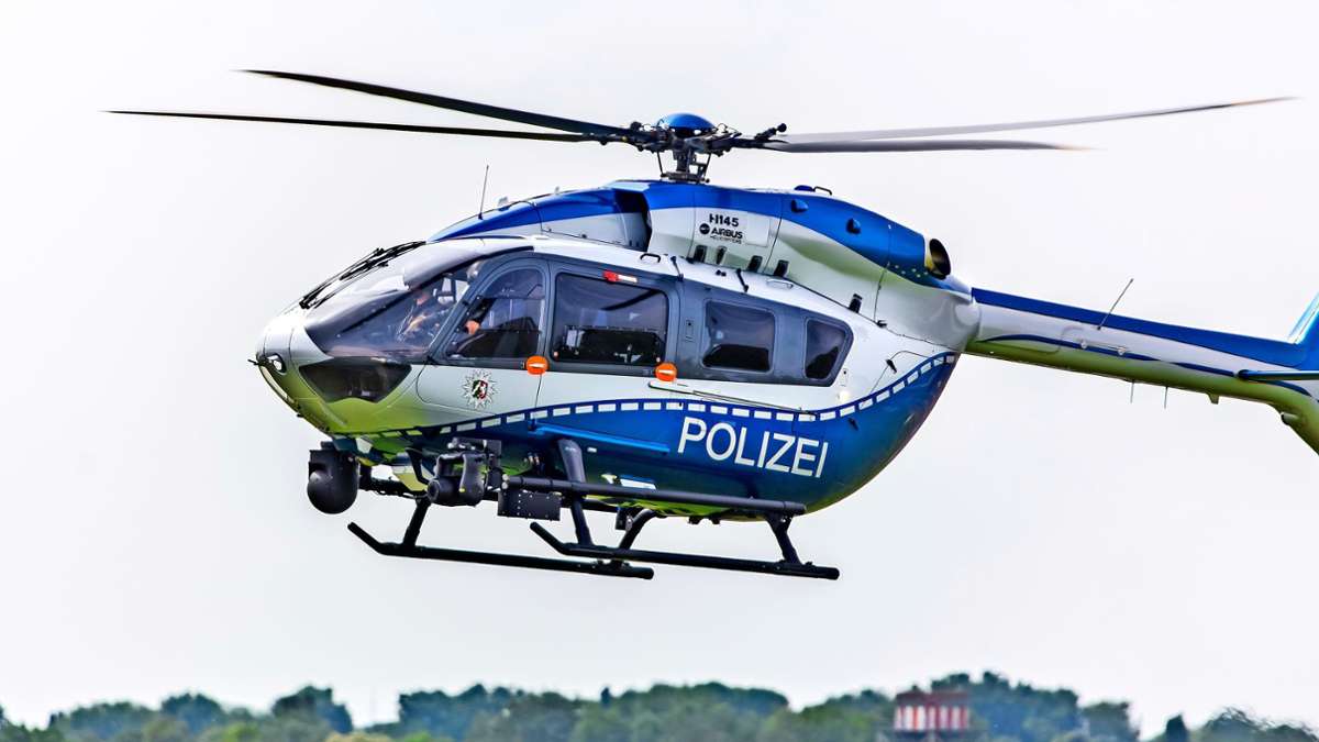 Hubschraubereinsatz bei Neuweiler: Wollte er einen Polizisten umfahren?