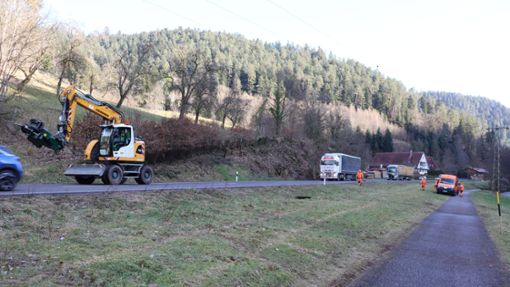 Am Hunselbach findet Gehölzschnitt zur Verkehrssicherung statt. Foto: Jambrek