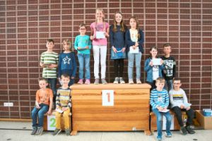 Die besten Vorleser der Grundschule Eutingen zeigten ihr Können. Foto: Schule Foto: Schwarzwälder Bote
