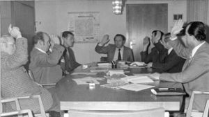 Die Entscheidung für  die Fusion Lehengerichts mit Schiltach fällt im Jahre 1974 im Gemeinderat. Foto: Stadtarchiv Schiltach
