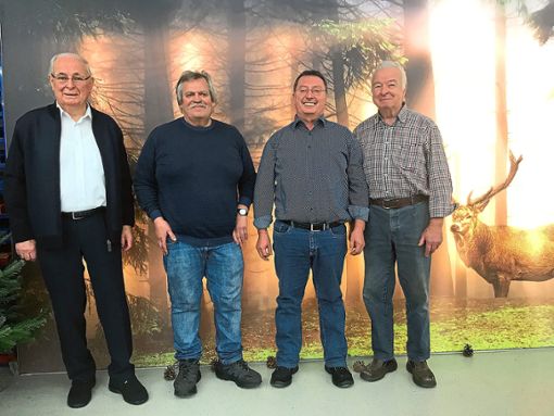 Rudi Morlock (von links), Karl-Friedrich Schmelzle, Walter Würth und Roland Morlock.  Foto: Morlock Foto: Schwarzwälder Bote