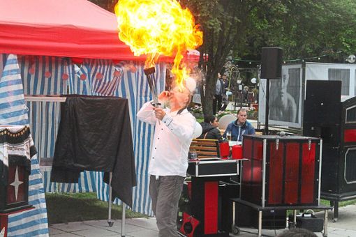 Der Magier Mathias Funke ist beim Kulturfest am Germanswald erneut mit dabei. Foto: Schimkat Foto: Schwarzwälder Bote