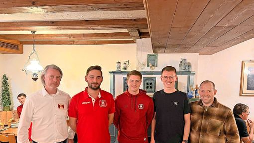 Der neue Vorstand des Sportvereins Öfingen (von links): Rainer Münzer, Mario Pottin, Felix Scherer, Moritz-Johannes Bausch und Stefan Ehrich. Foto: SV Öfingen