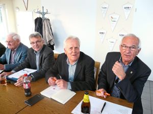 Der Vorstand  des Fördervereins für den Turnverein Unterhaugstett ist zufrieden mit den Finanzen.  Foto: Eitel Foto: Schwarzwälder Bote