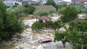 Bei schweren Unwettern in der Region Thessalien  in Mittelgriechenland ist im September ein Mensch ums Leben gekommen. Foto: dpa/Thanasis Kalliaras