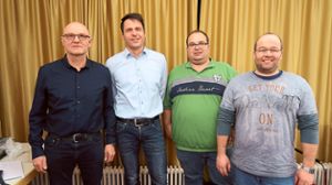 Der Vorstand des MGV Bergecho (von links):  Michael Münchenbach,  Christian Wick,  Jürgen Mantel und  Stefan Sum Foto: Bea Foto: Schwarzwälder Bote