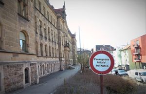 Das Tübinger Landgericht ist Schauplatz eine ungewöhnlichen Brandstiftungs-Prozesses. Foto: M. Bernklau