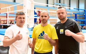 Oliver Vlcek (Mitte) hofft, dass Boxing-VS schnell einen Präsidenten findet.   Foto: Kienzler