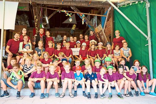 36 Kinder und 16 Mitarbeiter sorgten dafür, dass das Zeltlager ein besonderes Erlebnis wurde. Foto: EJW Foto: Schwarzwälder Bote