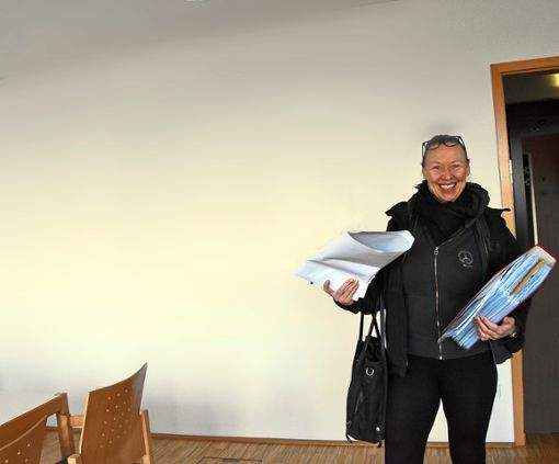 Fridi Miller im Verwaltungsgericht Freiburg – das Urteil ist noch immer nicht zugestellt.  Foto: Spitz