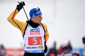 Der deutsche Biathlet Erik Lesser kritisiert das IOC. Foto: dpa/Sven Hoppe