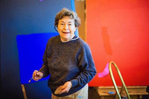 Sie liebte die Farben: die Künstlerin Dorothy Fratt in ihrem Atelier in Scottsdale in Arizona etwa im Jahr 1995.   Foto: Bermudez Foto: Schwarzwälder Bote