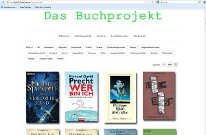 Jede Woche ein Buch: In einem Blog schreibt Eva Reitenbach seit September 2011 über die Bücher, die sie gelesen hat. Seit ... Foto: SIR-Screenshot