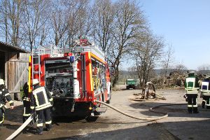 Die Feuerwehr Brigachtal rückte mit mehreren Fahrzeugen an die Einsatzstelle aus. Foto: kamera24.tv