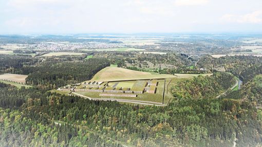 Im Esch wird die neue JVA entstehen.  Foto:  Stadt Rottweil