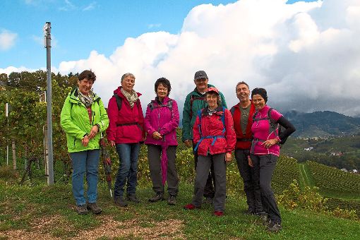 Wanderer des Schwarzwaldvereins Hardt sind auf dem Ortenauer Weinpfad unterwegs Foto: Schwarzwaldverein Foto: Schwarzwälder-Bote