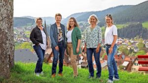 Kandidieren  bei der Kommunalwahl für den Kreistag (von links): Regina Wörner, Petra Ling, Martina Finkbeiner, Emanuela Klett und Ulrike Klumpp. Foto: Ulrike Klumpp