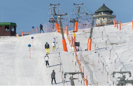 Am Feldberg hat am Donnerstag die Skisaison begonnen. Foto: dpa