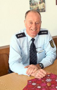 Thomas Weißhaar ist der neue Leiter des Polizeipostens Blumberg. Foto: Baltzer Foto: Schwarzwälder-Bote