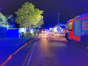 In den frühen Morgestunden des Samstags war die Feuerwehr in Schopfloch im Einsatz. Foto: Feuerwehr